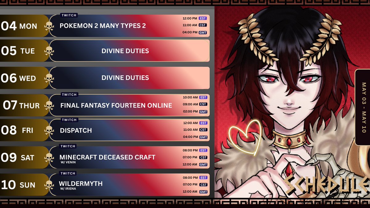 Caesar Volpe 💀 Demigod Vtuber tweet media