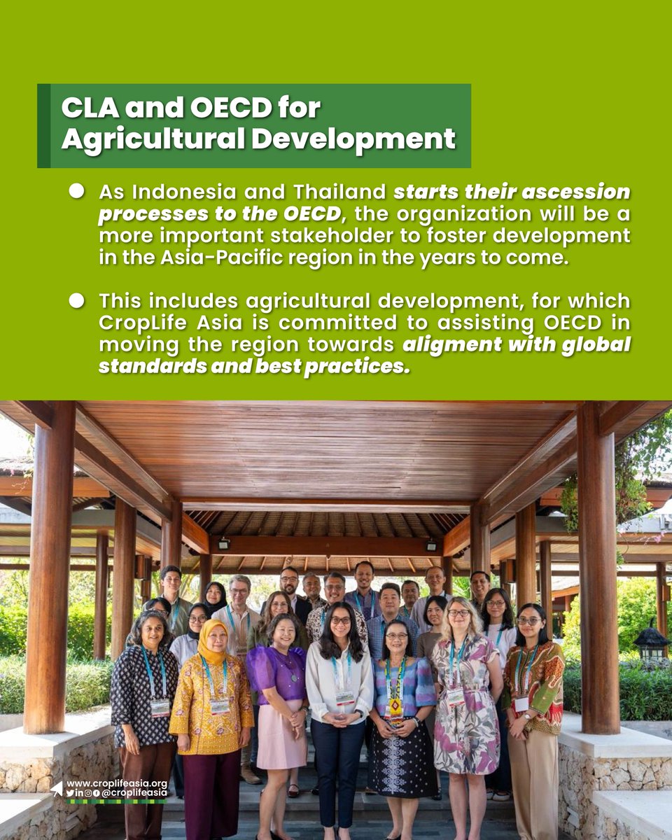 CropLifeAsia's tweet photo. From 8-10 April, CLA participated in the "Agricultural Policy in Southeast Asia" conference. This conference was hosted by the @OECDagriculture, on behalf of the Agricultural Incentives Consortium (AgIncentives).

Read our post to learn more!

#CropLife #OECD #Agriculture https://t.co/PGNwO7077g