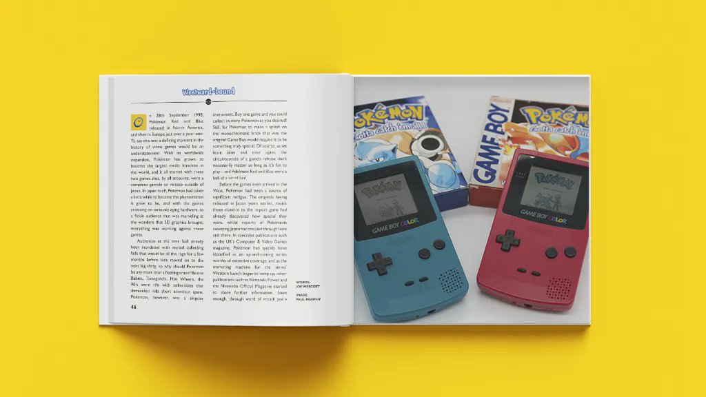 AmphiePKMN's tweet photo. Delighted to say that I'll be writing a feature for POKEBOOK, a new book from @NintyMedia celebrating all things Gen 1.

I'll be in there talking about the absolute joy that is Pokémon Yellow alongside so many talented writers + artists. ⚡️ https://t.co/Pt3Fr0CZ1w
