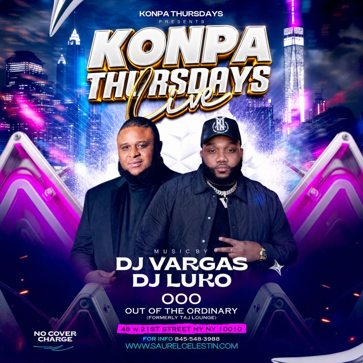 saurelcelestin's tweet photo. If you missed last week, this is your sign. If you were there, you already know the vibes don’t miss.

Join us every Thursday night for authentic Konpa music, good energy, and a crowd that really comes to dance.

🎟 No cover charge https://t.co/lTHdUjGWHf