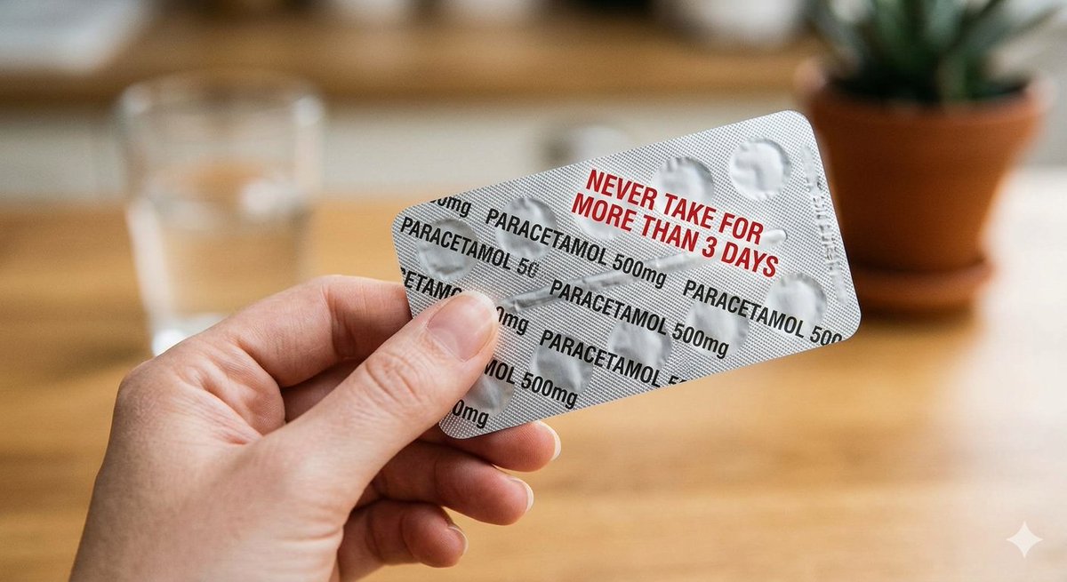 GaliBillyyoung's tweet image. You’ve been popping paracetamol like candy for that nagging headache for 4 days straight. You think it’s harmless.

It’s just a "mild" painkiller, right? ❌ WRONG.

You might be walking into a trap your liver can't escape.

Thread starts now 👇

#HealthTips #Wellness