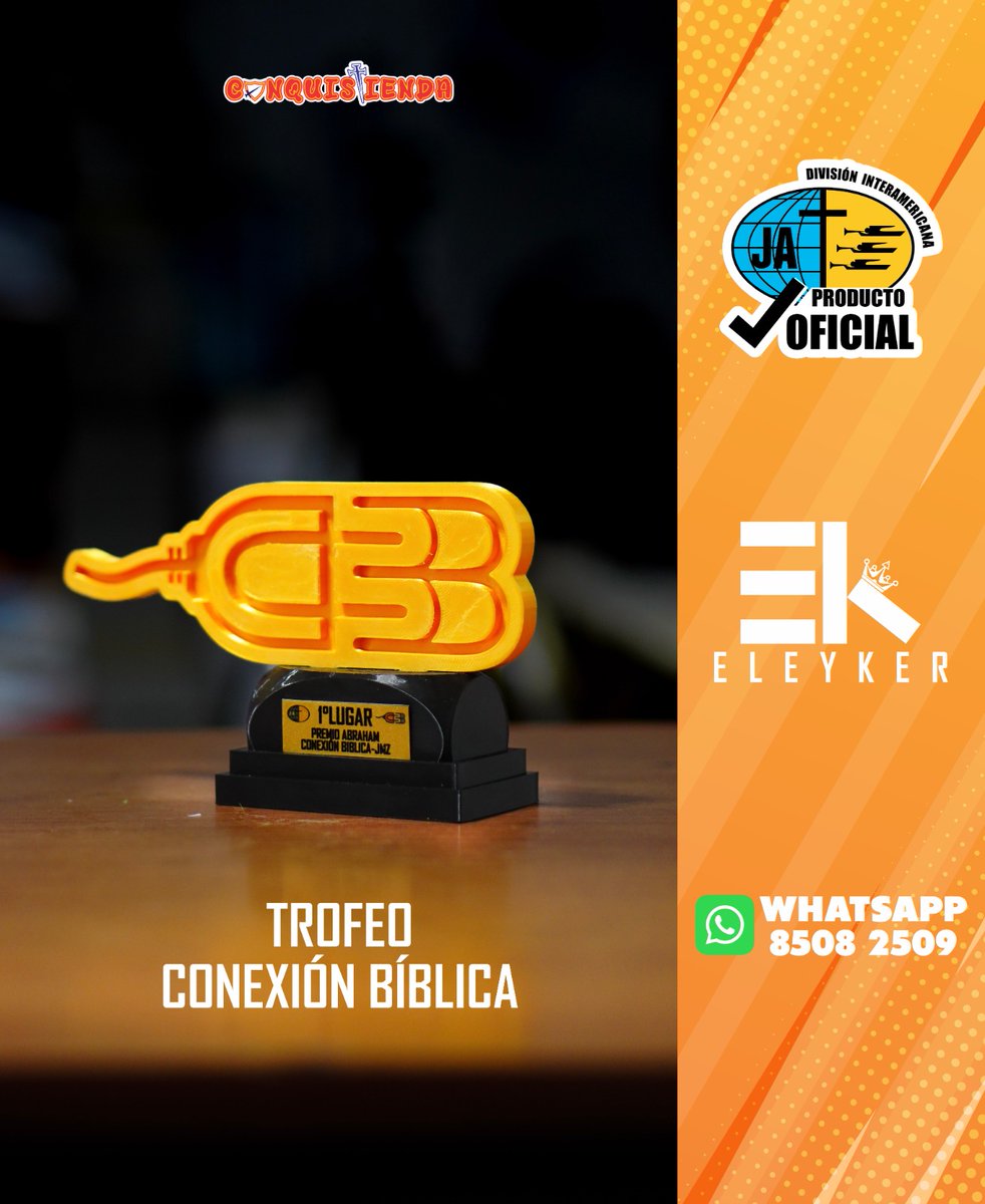 josephaleman's tweet image. 🏆🏅 Trofeo conexión biblica .
 Has tu pedido. SublimacionesEleyker Conquistienda Costa Rica
 Costa Rica 📞85082509
wa.me/50685082509
 Costa Rica #conquistienaCostaRica #sublimacioneseleyker #JA Eliécer Junior
@destacar