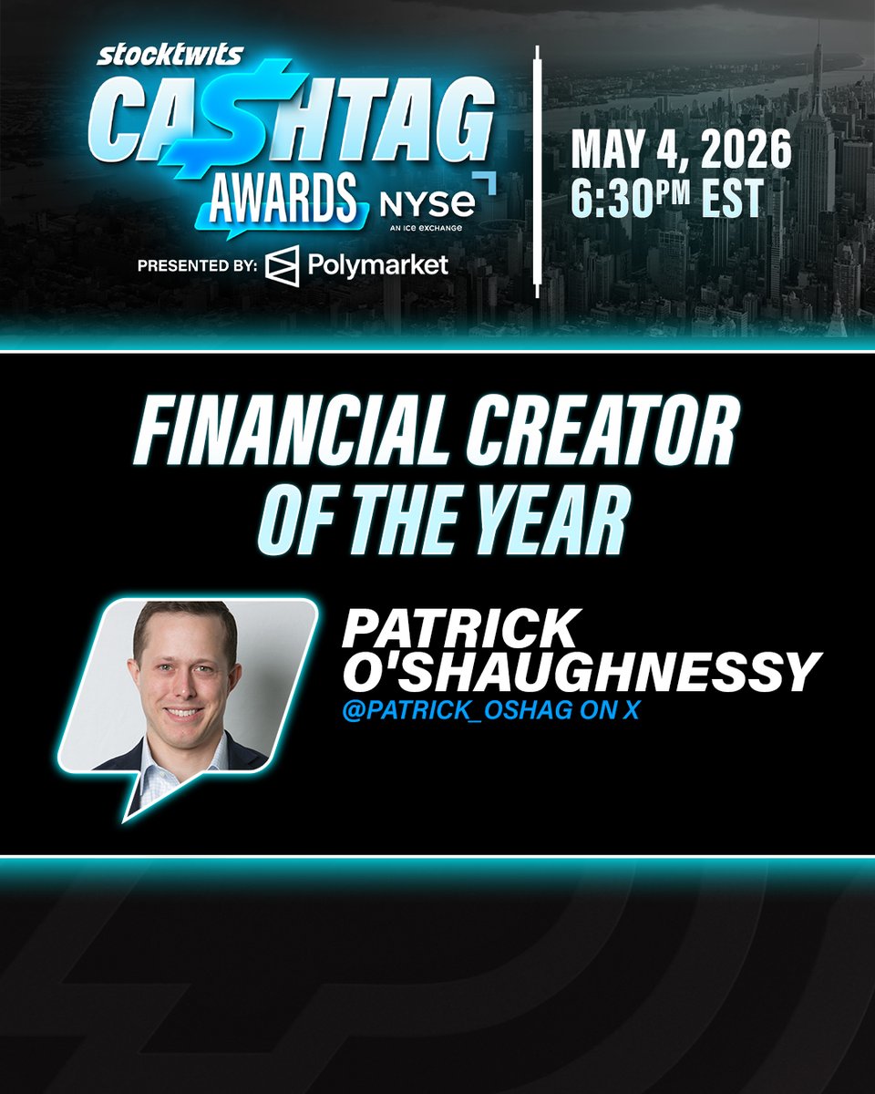 Stocktwits's tweet photo. We hope you had an unforgettable night at the @NYSE! A massive congrats to all our award winners and a huge thank you to the community for making this event possible.

The 2026 Cashtag Awards presented by @polymarket was one for the books! Who’s ready for next year? https://t.co/3iMjd80xLO