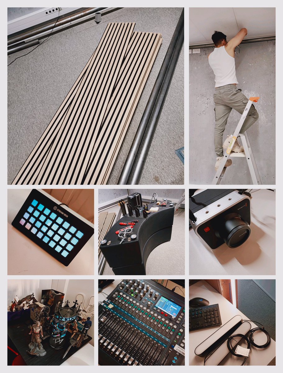Bebdown's tweet photo. Et si on faisait une refonte du décor au studio ? 🛠️😎🛠️ https://t.co/XiA6h0vbuR