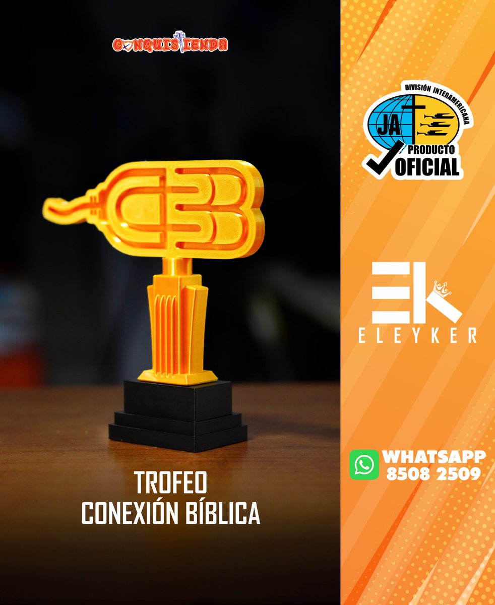 josephaleman's tweet image. 🏆🏅 Trofeo conexión biblica .
 Has tu pedido. SublimacionesEleyker Conquistienda Costa Rica
 Costa Rica 📞85082509
wa.me/50685082509
 Costa Rica #conquistienaCostaRica #sublimacioneseleyker #JA Eliécer Junior
@destacar