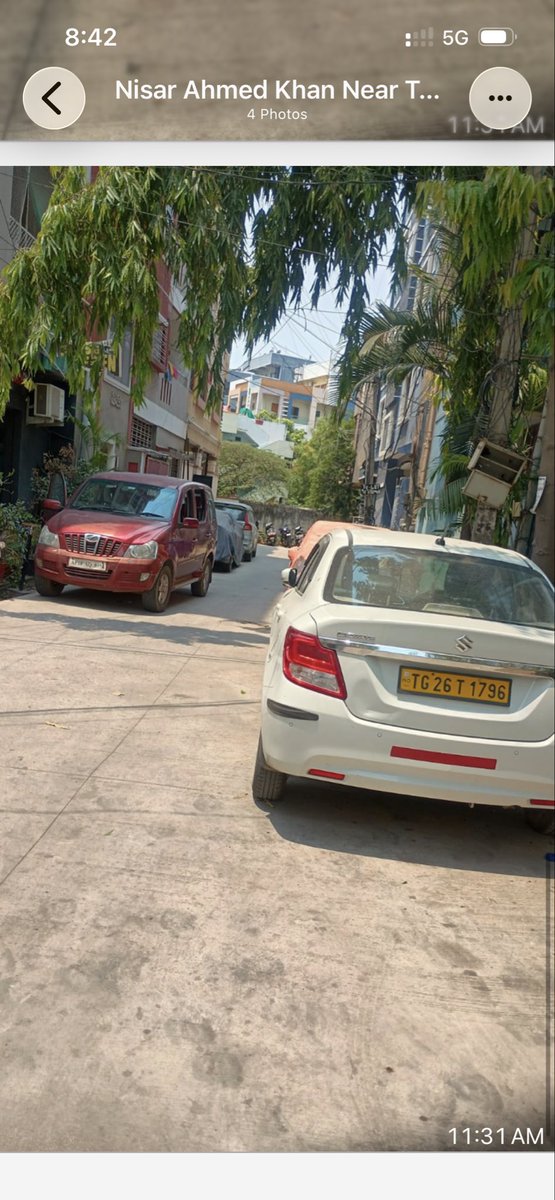Baligh_A's tweet photo. @AcpJubileeHills @DCPWZHyd @shotr_jhills Respected Sir, Kindly please organise/regularise car and two wheeler parking in AlHamra Colony, behind D Mart Shaikpet. It is causing congestion for residents as vehicles parked in lanes, specially in evenings. Contact 9908547500 https://t.co/UYcf4sd96x
