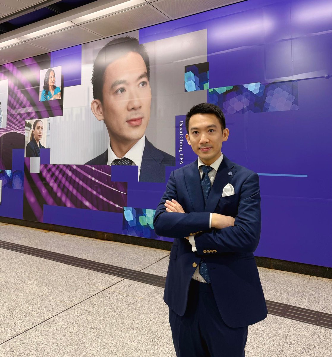 abcdave's tweet photo. I never imagined I would one day see myself on an MTR (HK subway) advertisement next to actual celebrities 😂

Nearly 20 years ago, I graduated from Oxford with an engineering degree, straight into the teeth of the Global Financial Crisis. Breaking into finance was brutal. 

The CFA Program changed my life. 

It gave me technical grounding, credibility, a global network, and a community that opened doors I didn’t even know existed.

From investment banking to chief strategist, to running a book as a hedge fund PM, to where I am now investing in AI, fintech and emerging technologies at a VC fund. CFA has been one of the few constants across every stage of my career.

It also gave me something even more valuable: #TRUST.

This matters more than ever in the age of AI.

In finance, we are dealing with people’s savings, pensions, capital, and future. When you sit across the table from another CFA charterholder, there is an immediate shared understanding of standards, ethics, and professional responsibility.

That is why I am incredibly proud to represent CFA Institute in the latest #SetTheStandard campaign. For nearly 80 years, CFA Institute has supported investment professionals to excel and to lead a profession that works for the ultimate benefit of society.

I am also proud to lead CFA Society Hong Kong, where we continue to build one of the world’s leading investment communities.

So yes, it feels slightly surreal to see my CFA story across MTR Central Station, Hong Kong Station, Kowloon Tong Station, trams, and financial media over the next few weeks.

But more than anything, it reminds me of where I started.

The best learning opens doors you didn’t even know existed.

Where has your learning taken you?

Reach out if you want to learn more about the CFA Program, or how to partner with the CFA community!