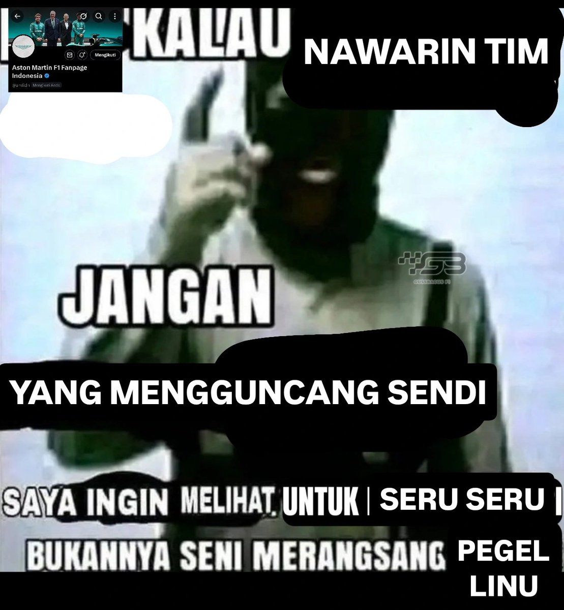 gussbagus F1 tweet media