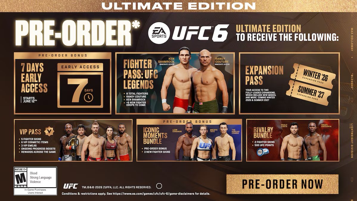 UFC 6 Intel tweet media