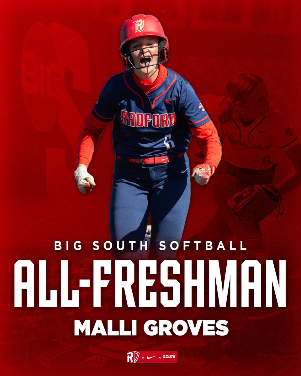 RadfordSoftball's tweet photo. A debut year to remember for Malli, she's got all-freshman honors!

#RiseAndDefend https://t.co/mNb8dIWdiz