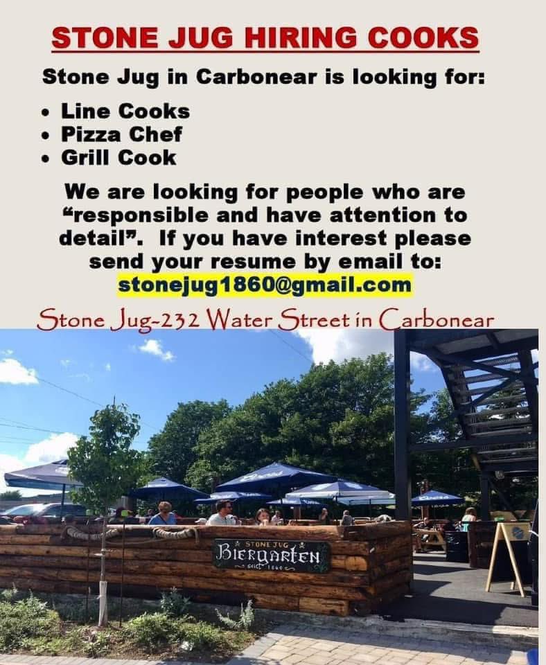stonejug1860's tweet photo. If you are qualified and have interest in a position at the Stone Jug in Carbonear please send your resume to StoneJug 1860@gmail.com https://t.co/QKqDsfkvmK