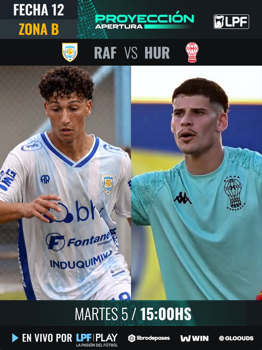LPFPlay's tweet photo. Disfrutá la #Fecha12 del #TorneoProyección Apertura 🏆por @LPFPlay

🏟️ @OficialAMSyD 🆚 @CAHuracan 

📲 @LPFPlay
💻 https://t.co/bjdmJtrrVe - La Pasión del Fútbol
👉🏼 https://t.co/dsFTx7S1ci https://t.co/tfqDIo3Y5T