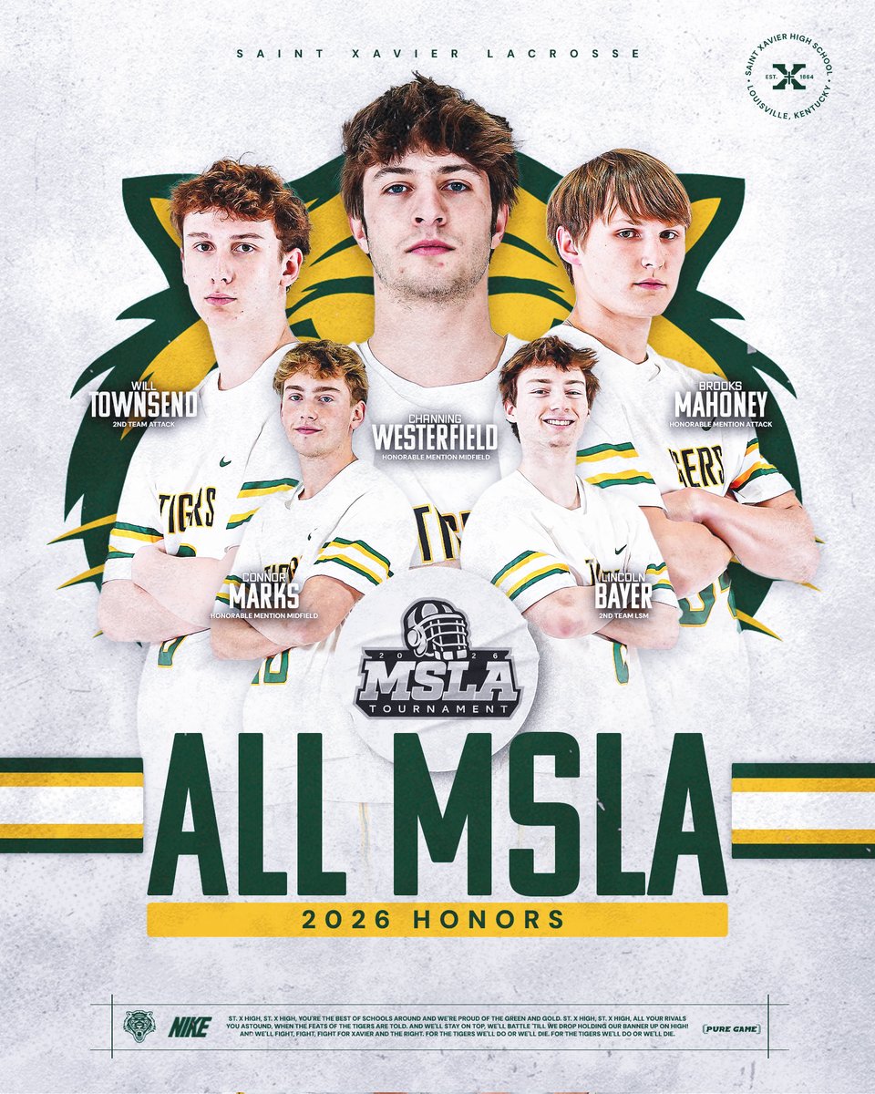 2026 MSLA Honors: St. X 🐅

#WeAreStX 
#GoTigers 
#GRIT 
#Brotherhood