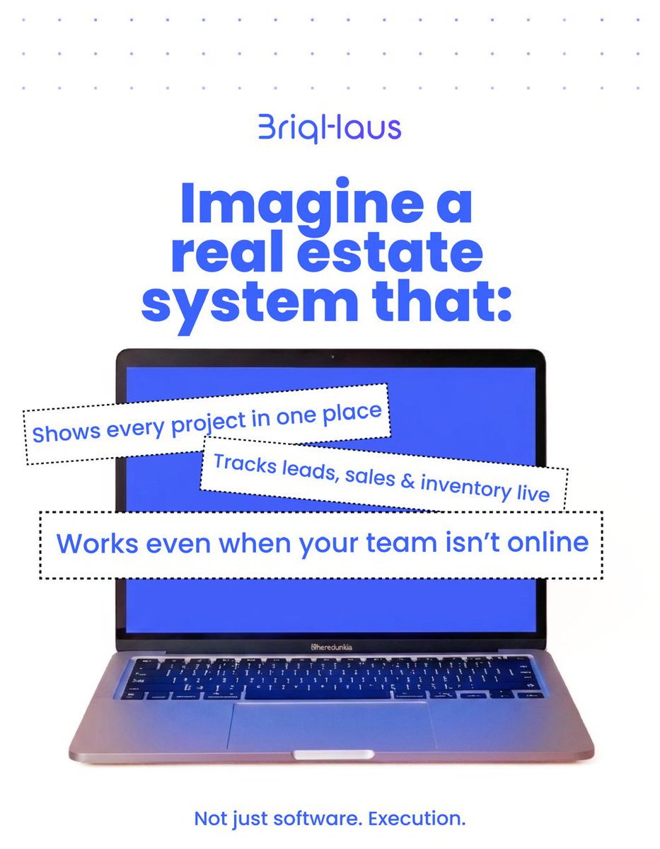 briqhaus_'s tweet image. When everything is in one place, everything moves faster. 
That’s the difference.  That’s Briqhaus.
[real estate clarity #smarterworkflows less chaos more control, connected business, seamless operations, #modernrealestate work simplified, systems that scale better #reelitfeelit