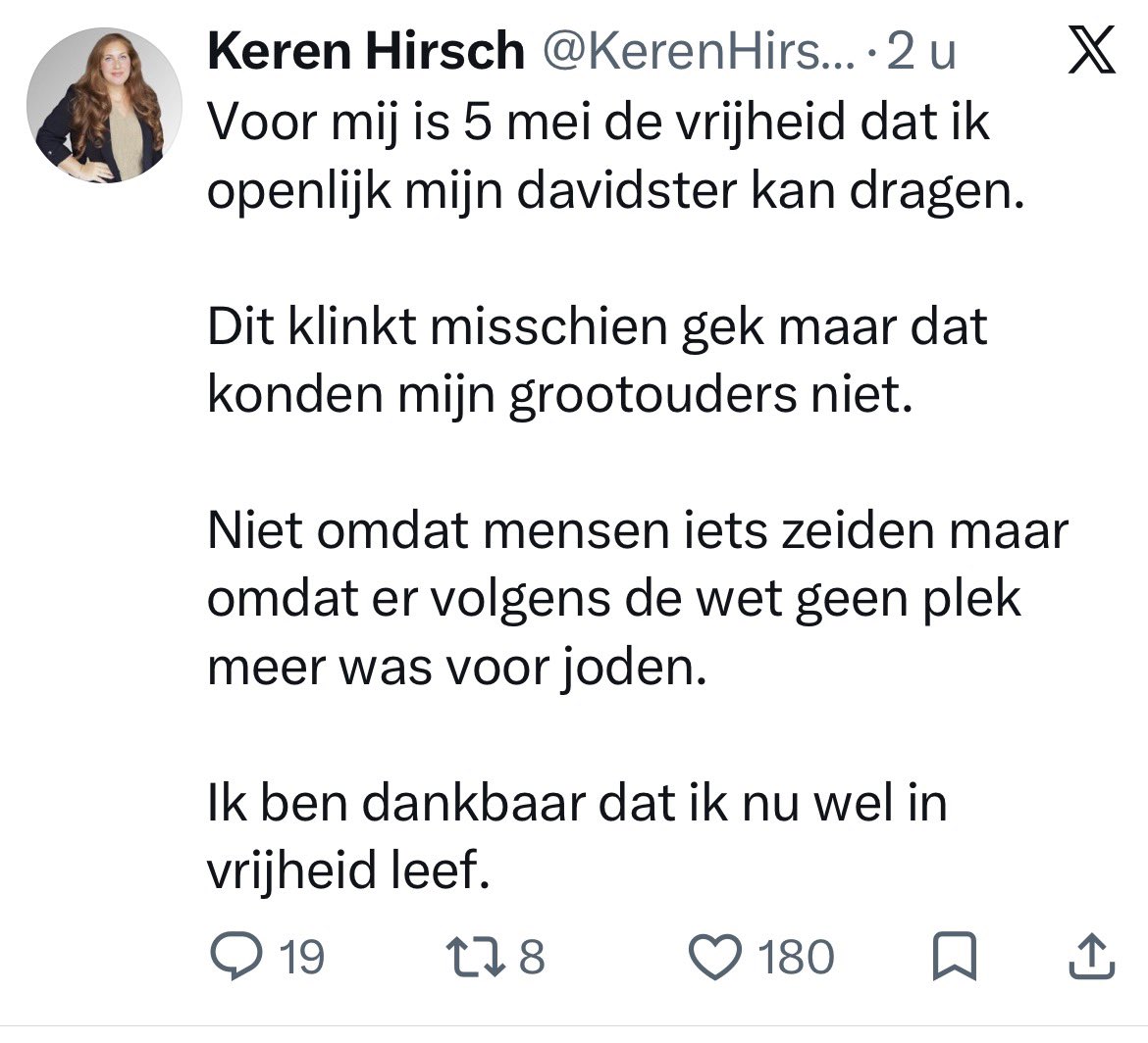 Blijf lekker door 
janken met je Davidster kettinkje <a href="/KerenHirsch/">Keren Hirsch</a>. Nee dat klinkt niet gek voor een Israël-Lobby slachtoffer janker als jij. Wij niet-Joden zijn niets anders gewend van jou. Maar we worden er allemaal wel een beetje moe van.