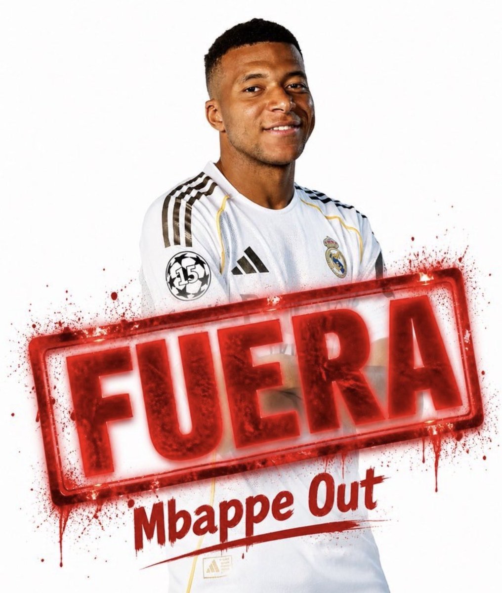 RYANNINHO's tweet photo. @realmadrid #MBAPPEOUT https://t.co/8oUgZDrpY6