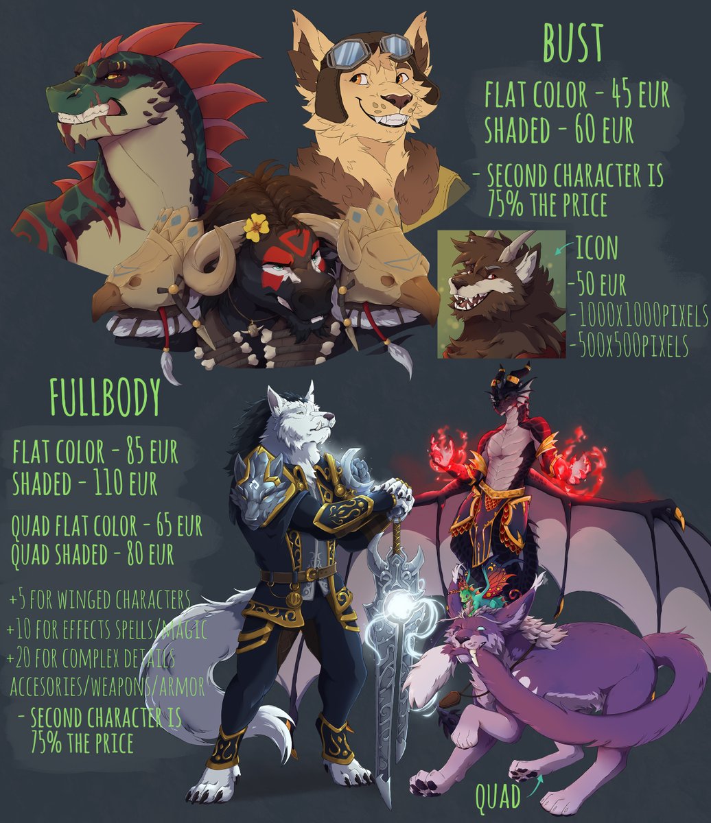 Feral_Mischief's tweet photo. May c0mmissi0ns are OPEN !🌿🌹  

If you are interested or have any questions DM me or order through k0-fi !

Check my ToS and pri ces bellow for more info!🔽

All RTs are always greatly appreciated <3 
#warcraft #warcraftart https://t.co/wVdVmv4yEM