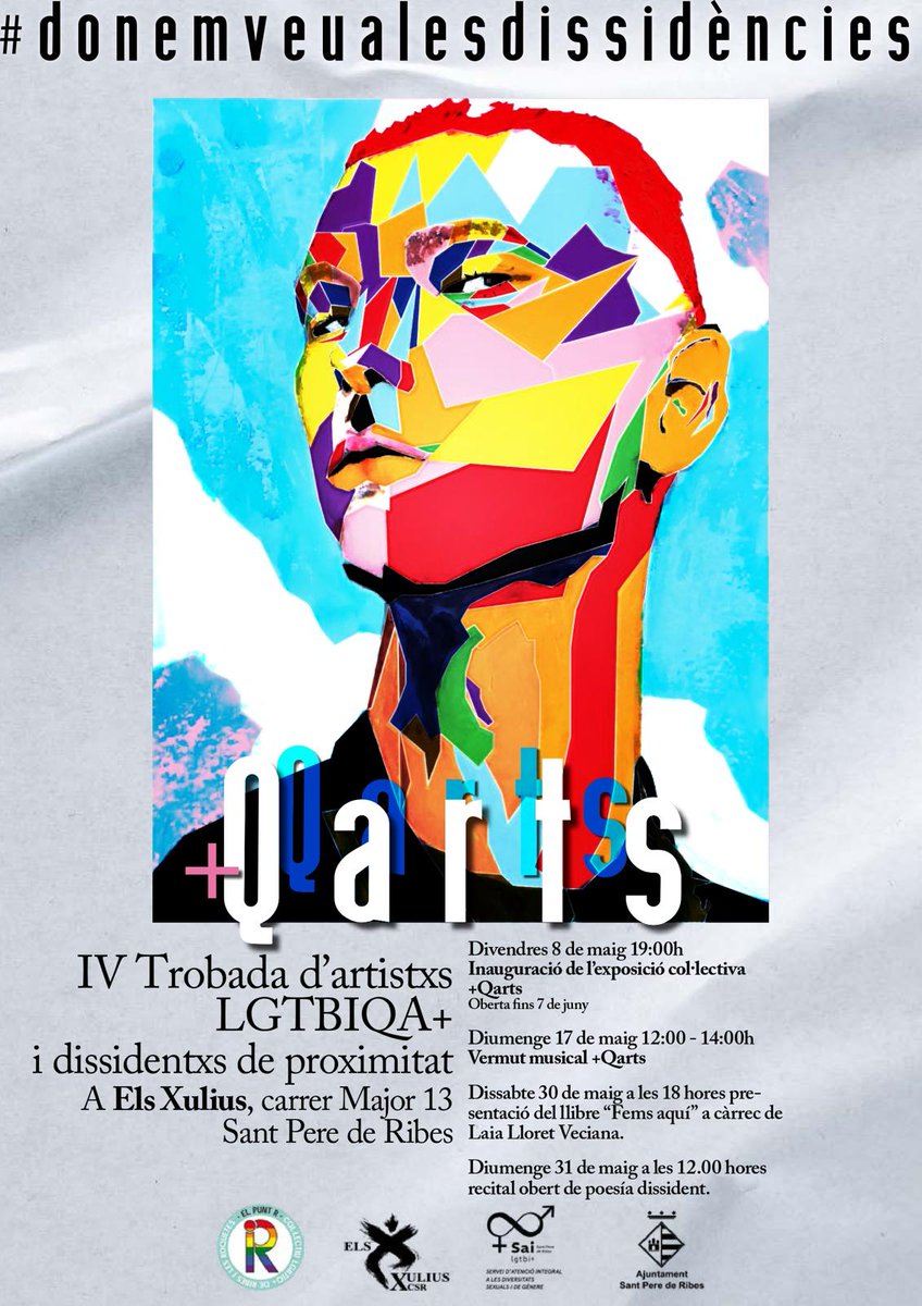 xulius's tweet photo. ➕QARTS 2️⃣0️⃣2️⃣6️⃣ ➕QARTS 2️⃣0️⃣2️⃣6️⃣

💜 RESERVEU LES DATES 💜

Amb aquest magnífic cartell realitzat per @roldy_one , us donem la benvinguda a la IV edició del ➕QARTS,  la trobada d'artistes LGBTIQA+ i dissidentxs de pròximitat que és realitzarà a @elsxulius https://t.co/caDIXal9xl