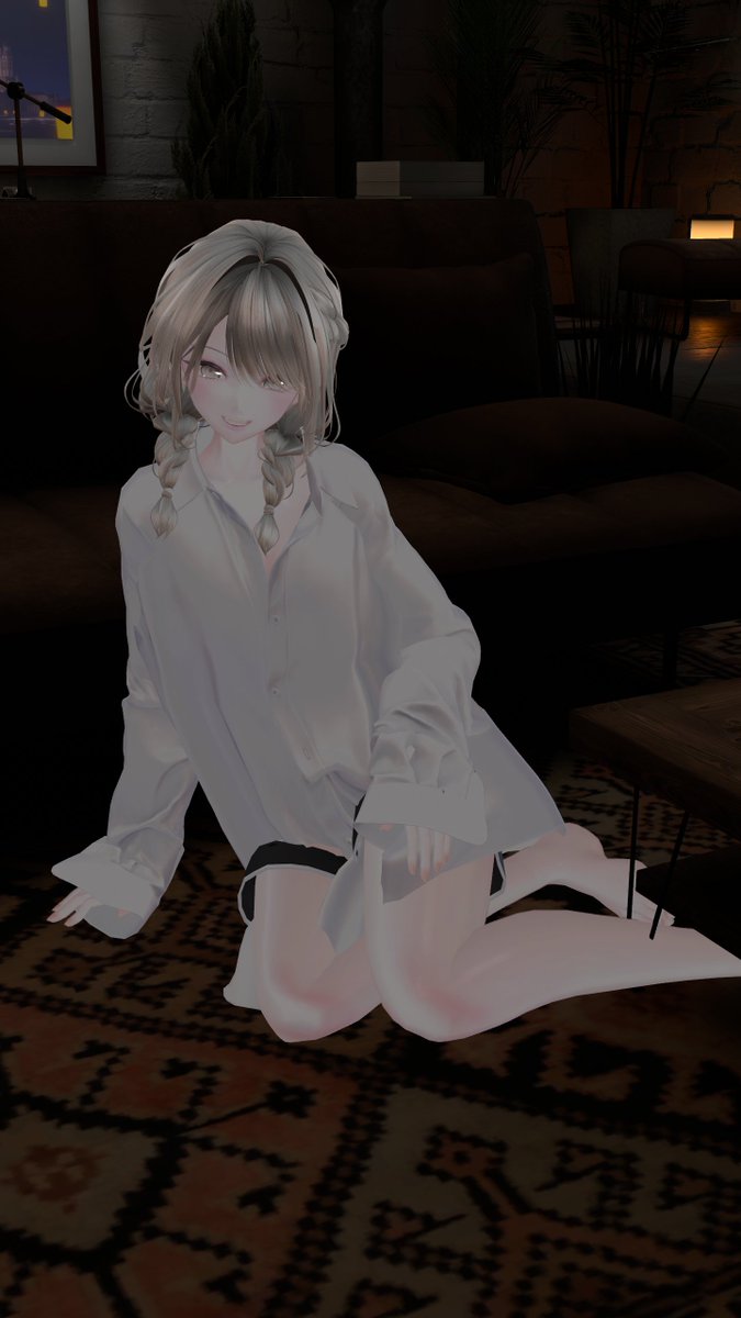 jamzo3D's tweet photo. 彼シャツはロマンよね
ということで着せてみました😊 https://t.co/6NWCWhvtB8