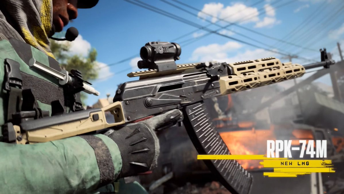 rowni_ahaha's tweet image. M16A4, L115, RPK-74M and PP-19 are coming in Season 3 #Battlefield6