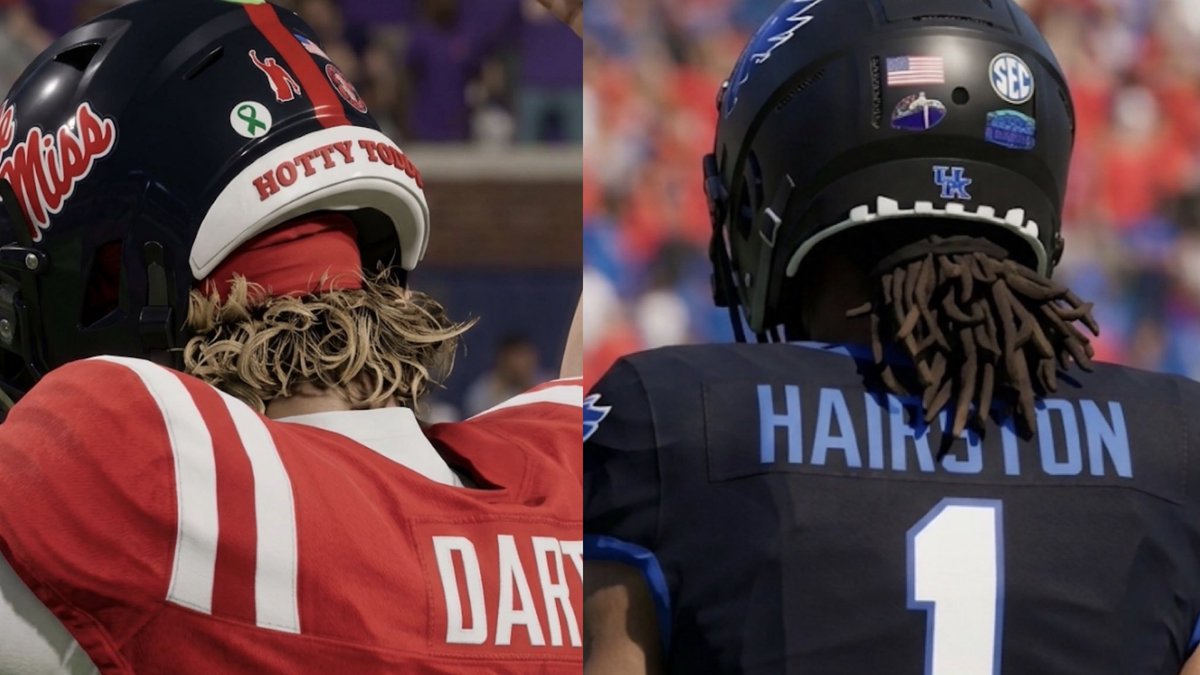 Hairstyles + Headwear 🔥

Is this possible or too #FutureCFB I wonder 💭 

“NHL / 2K has it…”