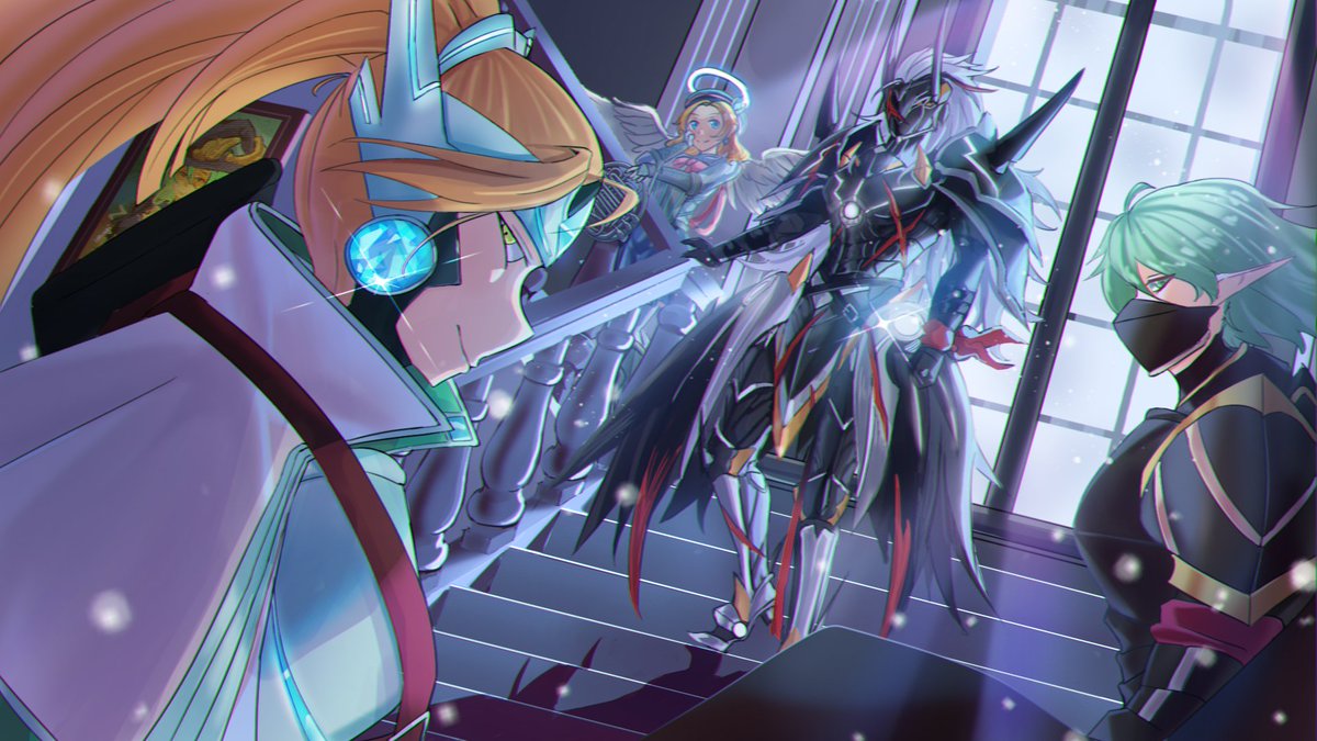 imagi_101's tweet photo. Youthberk and his new generation of Skyfall Knights 🧣🔥
My contribution to the 15th anniversary fanart (even if it didn't make it)
#ヴァンガード #VG15th https://t.co/I0H42r4V1S