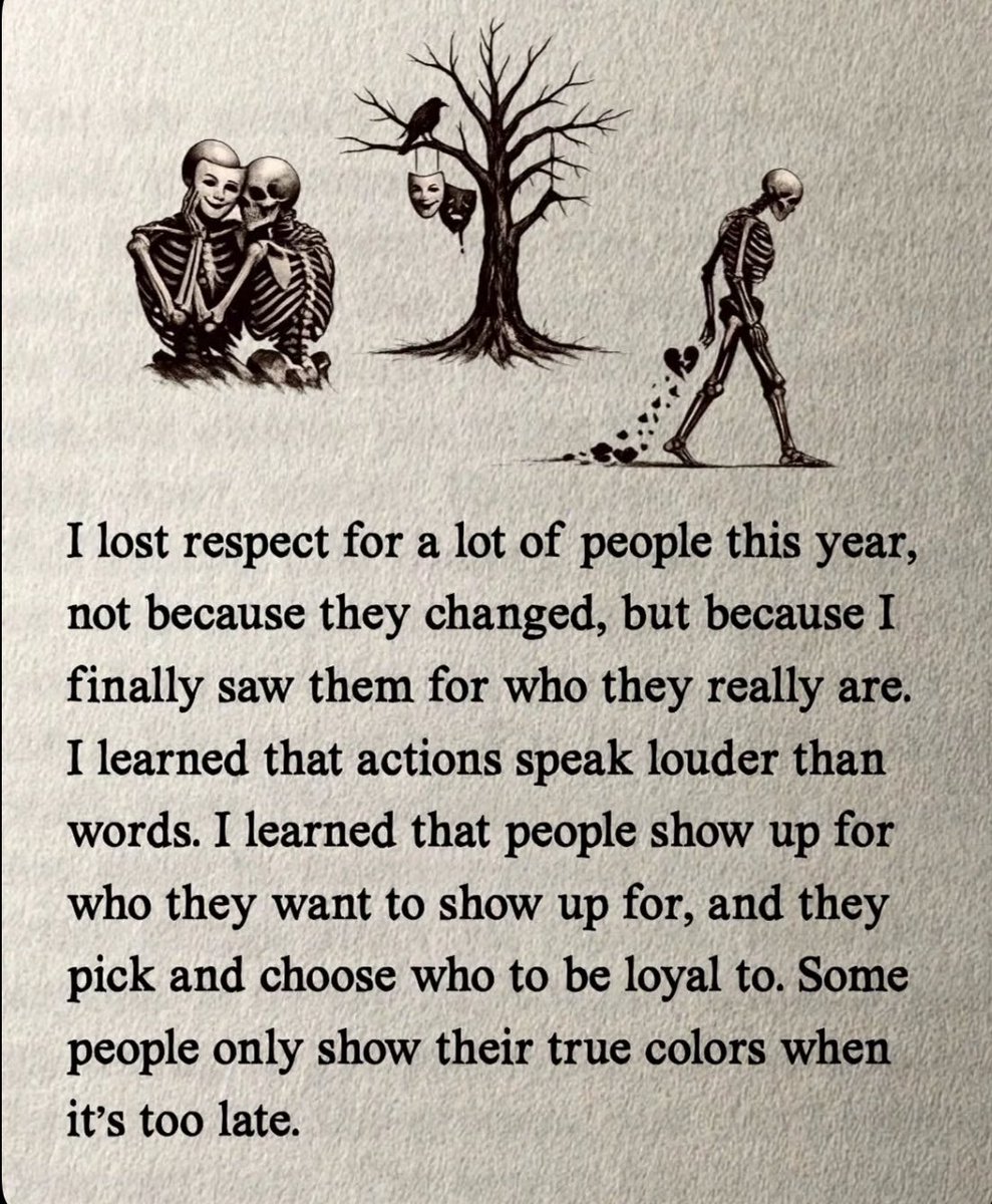 raixdaily's tweet photo. Growth has a quiet way of changing your vision before it changes your world. What once felt normal begins to feel misaligned, not because people suddenly became different, but because your awareness finally caught up with reality. You start noticing the gaps between what is said and what is done. You begin to feel the weight of inconsistency, the silence behind empty promises, and the truth hidden in repeated patterns.

Respect is not lost in a moment, it fades through realization. It fades when effort is one sided, when presence is conditional, and when loyalty becomes selective. You see who stands beside you without convenience, who chooses you without hesitation, and who only appears when it serves them. That clarity is not bitterness, it is maturity.

There is a certain heartbreak in understanding people more deeply, especially when that understanding comes too late. But there is also power in it. Because once you see clearly, you cannot unsee. And from that point, you begin to choose differently. You protect your energy, your time, and your peace with a quiet strength.

Not everyone is meant to stay in your life forever. Some people are only meant to reveal lessons, not build a future with you. And that realization, as heavy as it feels, is also what sets you free.