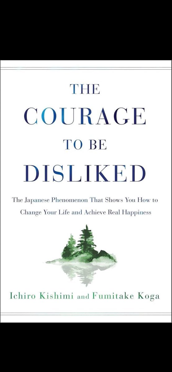 wealthfromdirt's tweet photo. Learned about teleology, have found it very helpful 

Now always questioning what my end goal is. 

It’s easy to change your current state by understanding what your mind is trying to accomplish. 

Highly recommend reading “The Courage to Be Disliked” , breaks down teleology https://t.co/kyJ2G6lrUL