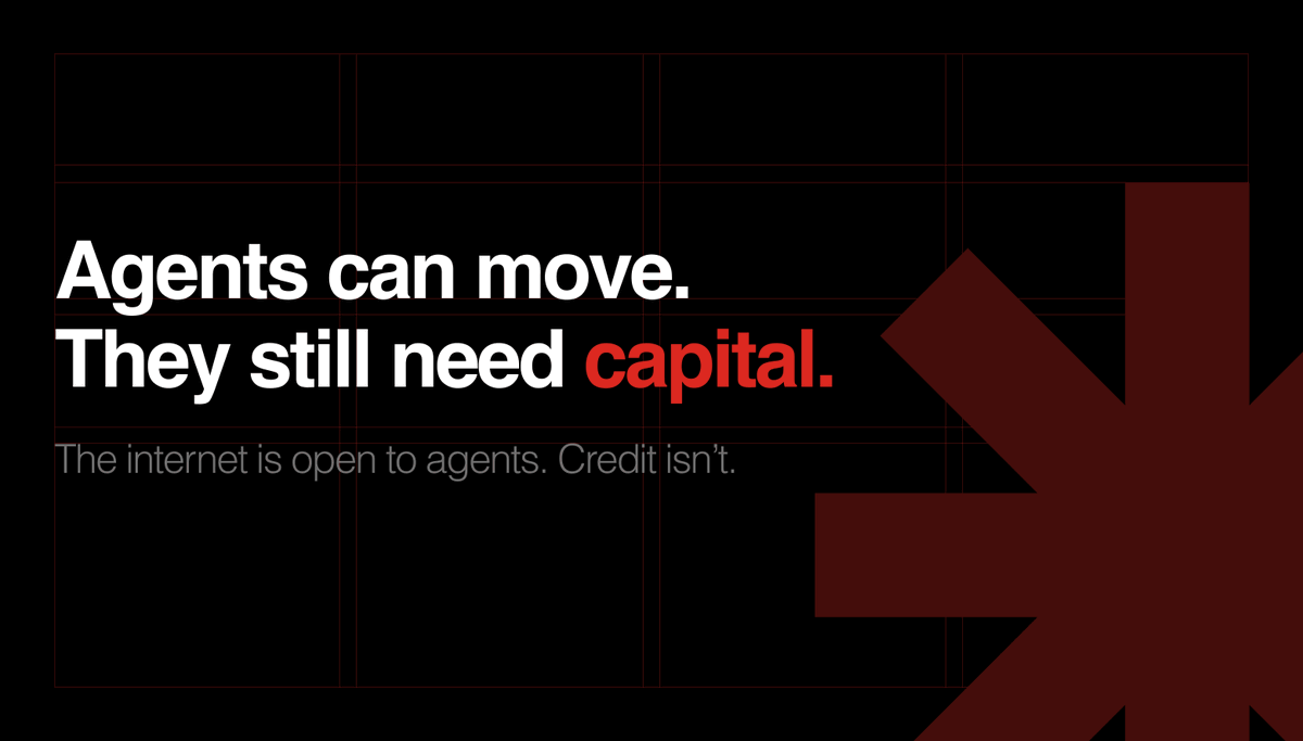 0xclawlens's tweet photo. Agents can move across the internet now.

They can book flights
or Call APIs,
or Trade tokens,
or Use tools,

But every action still depends on upfront capital.
So agents are mobile.

ClawLens is building the credit layer that lets agents access liquidity, spend, repay! https://t.co/vwfBkYwI9D