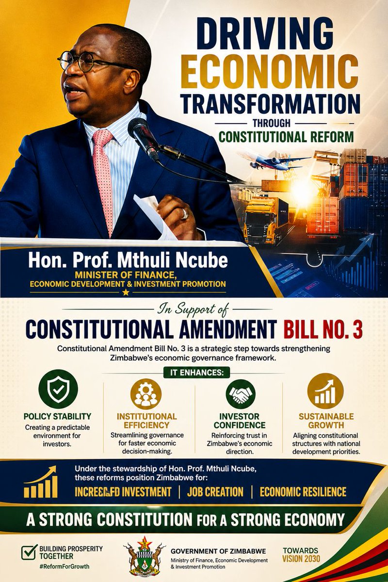 Hon Prof Mthuli Ncube tweet media