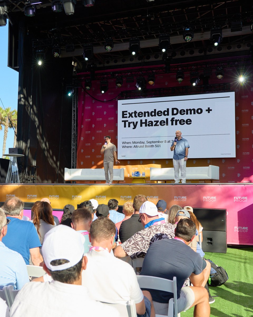 FutureProof_HQ's tweet photo. 5,000+ wealth management decision-makers show up to Future Proof Festival.

The AI Demo Drop puts seven companies in front of that audience with one job: prove it works.

Applications close June 19.

Learn more: https://t.co/Z1azrYiZ0W
Apply now: https://t.co/w6u3fI7Inb https://t.co/fje7j1muU7