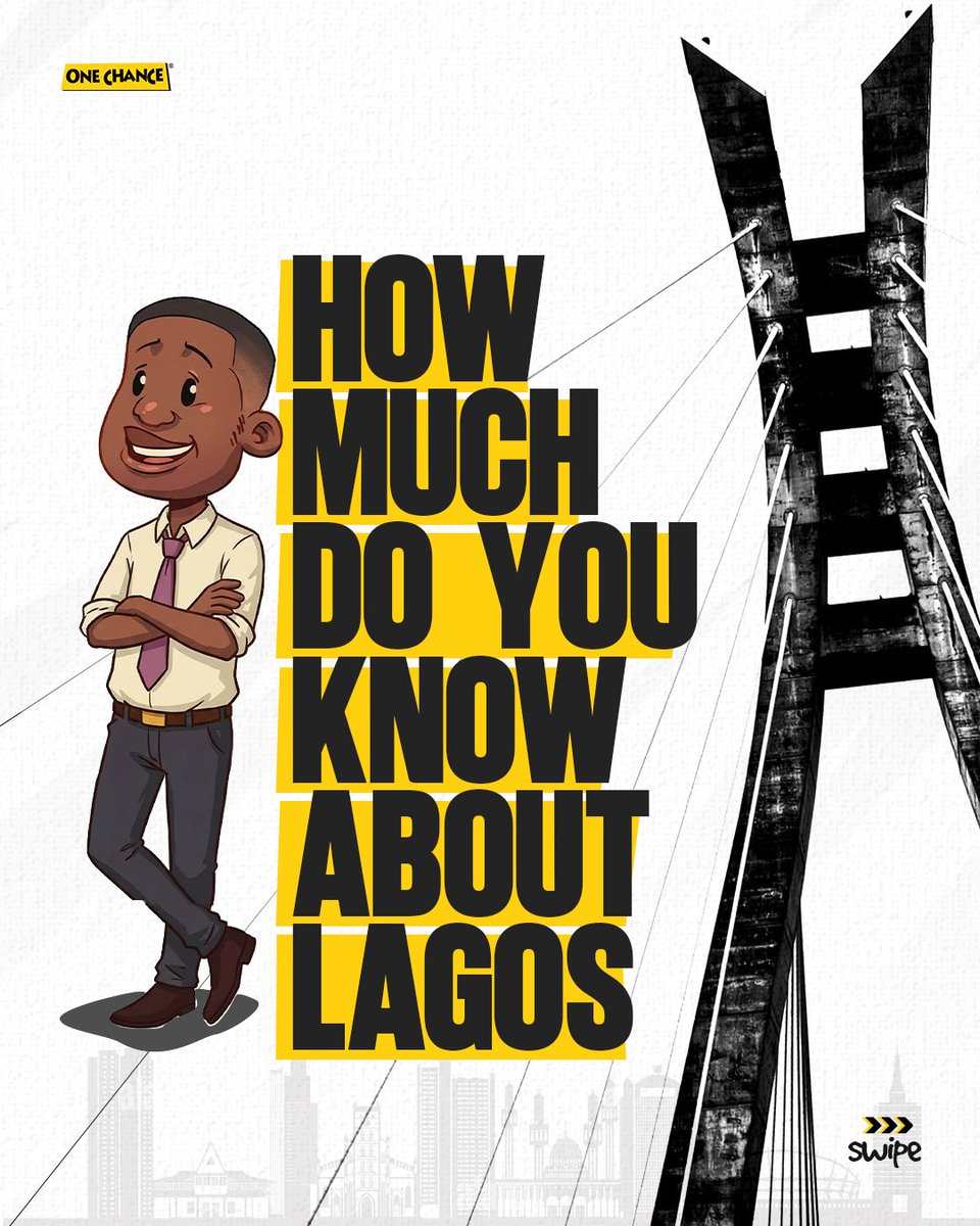 OneChanceGame's tweet image. How much do you know Lagos? Right answers only🚌

Legends has it only the real Lagosians can identify all locations!😌
#lagos #lasgidi #howmuchdoyouknowlagos