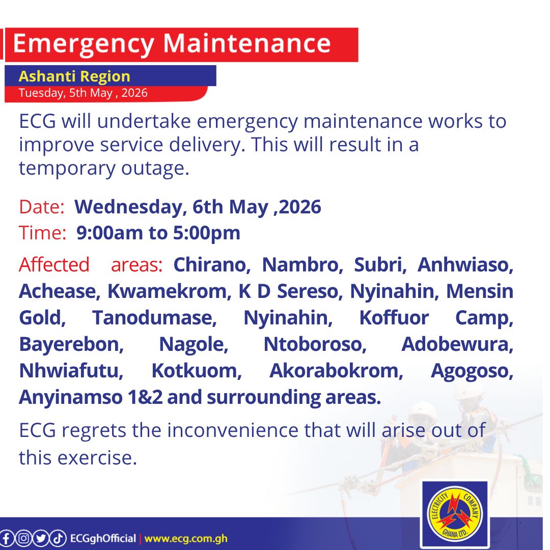 Electricity Company of Ghana Ltd tweet media
