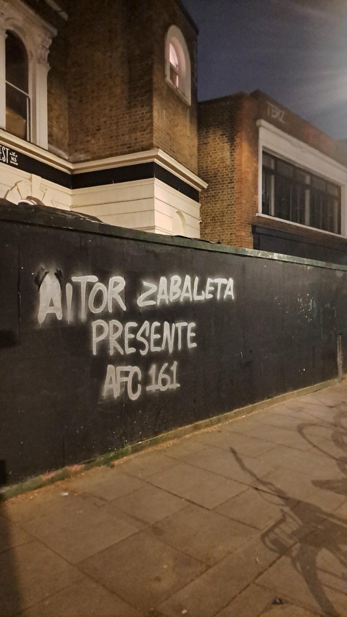 Arsenal_161's tweet image. Aitor Zabaleta was a supporter of the Basque left-wing club Real Sociedad. He was murdered by Atletico Madrid ultras in 1998. 

Fascist supporters &amp;amp; ultras of Atletico chant celebrating his death, even 28 years later.

Against fascism in football, against fascism everywhere. UTG.