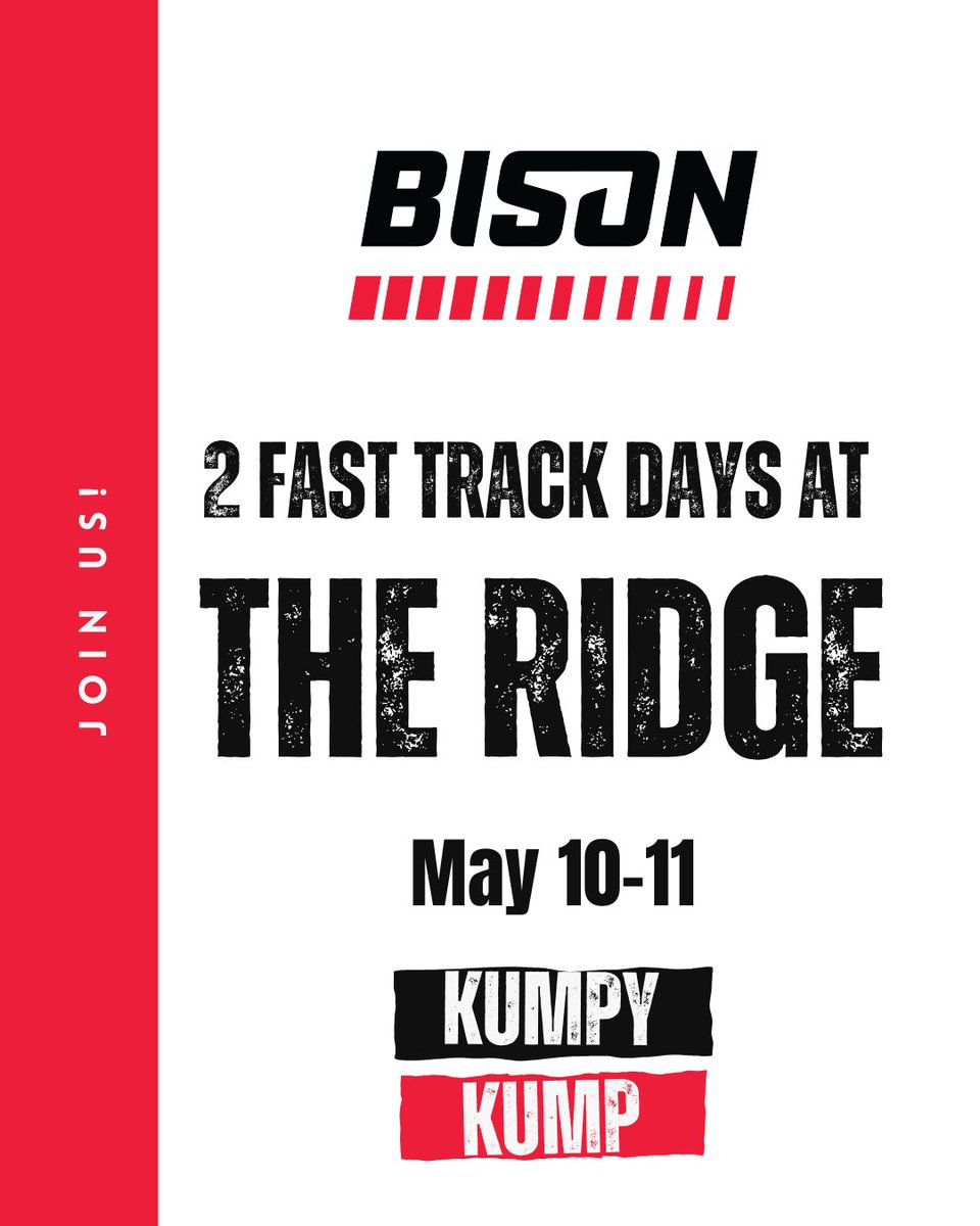 BisonTrack's tweet photo. 🏁 Trackside Announcement🏁

📍 May 9–10: Josh Ryken will be at High Plains Raceway 
📍 May 10–11: Kumpy will be at The Ridge Motorsports Park for 2Fast Track Days.
📍 May 11: Eric Gieseke with SuperBike Supply will be at Autobahn Country Club

https://t.co/0FQORJ7YDV https://t.co/IQdxXKjNzH