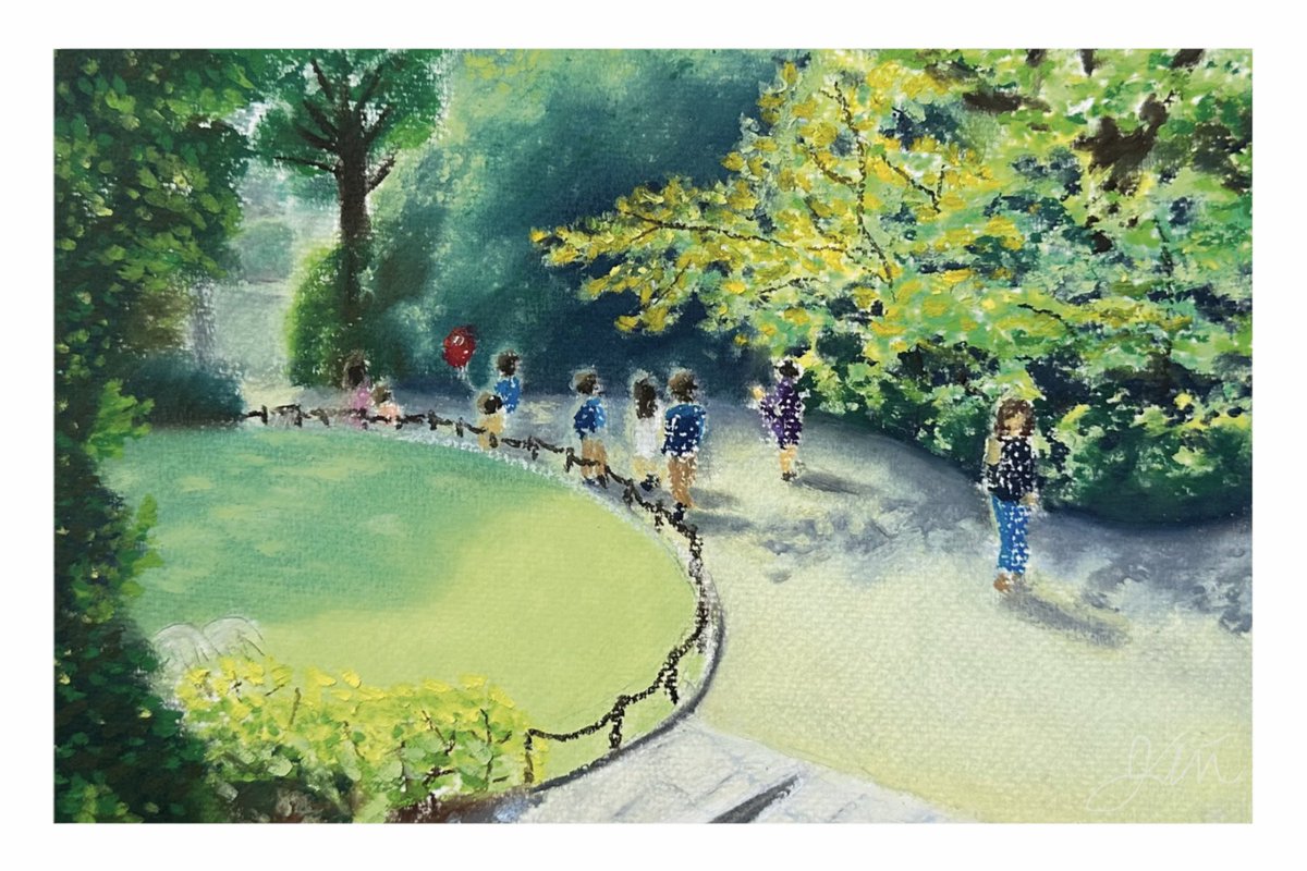 thenimthatdraws's tweet photo. ชอบมองคนใช้ชีวิตและชอบรูปนี้เป็นพิเศษ

เป็นตอนสายของวันหนึ่งช่วงเทศกาล 753 ที่ญี่ปุ่นพอดี ครอบครัวพากันออกมาอวยพรให้ลูกหลานที่ศาลเจ้า แดดอุ่นๆ กับลมอ่อนๆ ต่างคนต่างวาระ เข้ามาเยี่ยมเยือนและจากไป 

เป็นกระแสของเวลาที่น่าคิดถึงเหลือเกิน🍃

#oilpastel https://t.co/cqJao8KH80