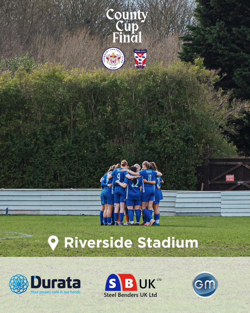 ThornabyFC_'s tweet photo. Thornaby FC are delighted to confirm that the North Riding County Senior Cup Women's Final will be held at the Riverside Stadium on Sunday 10th May 2026 at 2pm.

Over the last couple of days, the response to our campaign has been amazing. We'd like to thank every one who supported the cause.

 The Women's finalists will now take to the Riverside -the same stage as the Men's final - which is exactly what this campaign called for. 

We wish to emphasise that, regardless of our future involvement in the final, we maintain the desire for a public commitment that the same venue is arranged for both men and women's sides going forward.

Football gets this right when people speak up. We are proud to have done so.