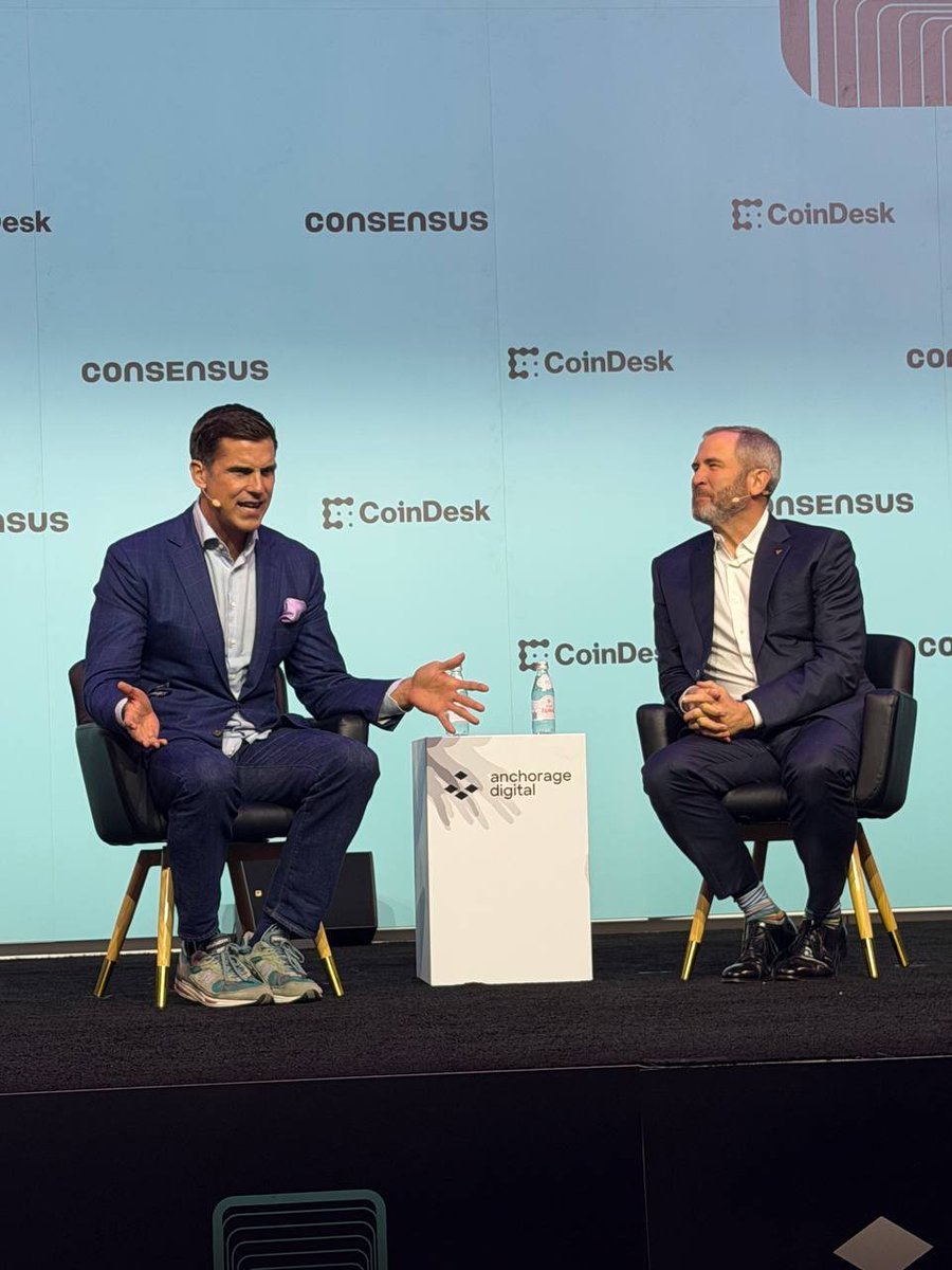 BREAKING🚨 <a href="/bgarlinghouse/">Brad Garlinghouse</a> just confirmed Ripple processed roughly $13 TRILLION in payments last year

That's more than most countries' GDP

And $XRP with RLUSD are now natively embedded in that same platform

No IPO plans yet. Ripple is focused on building

THE VOLUME SPEAKS! 🚀