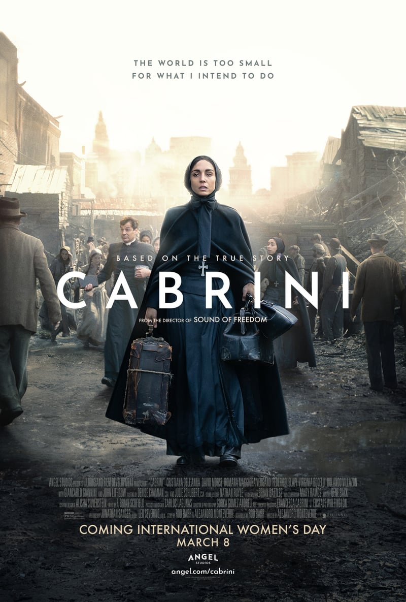 AnnualMovies's tweet image. Cabrini (2024). After witnessing disease and poverty in the slums of New York, Italian immigrant Francesca Cabrini embarks on a daring journey to persuade the hostile mayor to provide housing and healthcare for hundreds of orphaned #Biography #Drama #History #TopMovie2024