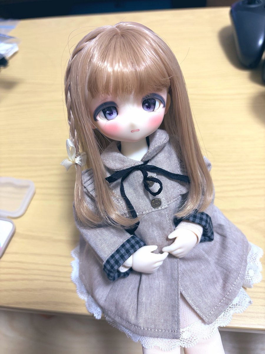 rinco0517's tweet photo. オイスターちゃん旦那とどのウイッグが似合うかなどお互い選んできて結果私チョイスのウイッグが勝ち✌️
服はお互い1点ずつ
とりあえず今日の１着！めっちゃ可愛い https://t.co/c7x49M6SVT