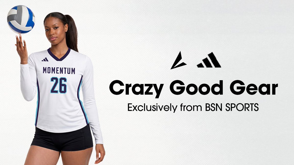 BSNSPORTS's tweet photo. Ready for the first serve?

Lock in adidas CrazyVolley jerseys &amp; compression sleeves with custom decoration and reliable 4-week delivery. Premium performance. Exclusive styles. All from BSN SPORTS. 

Learn more at https://t.co/NEwv1kcmto https://t.co/Y5mCbjovvC