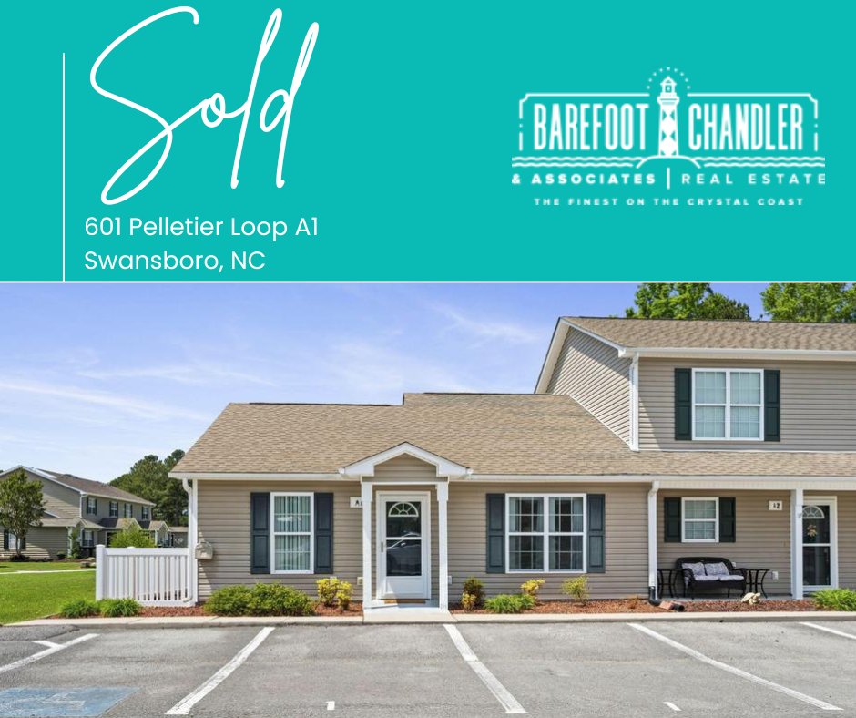 So happy for our sellers &amp; buyers on this Pelletier townhome 🏡💙Listed ➡️ under contract ➡️ CLOSED in just a few weeks 🙌Thinking about buying or selling? Let’s talk ☎️Lower Fees, Better Results, The Finest Service
#barefootchandlergroup #barefootchandlerandassociates