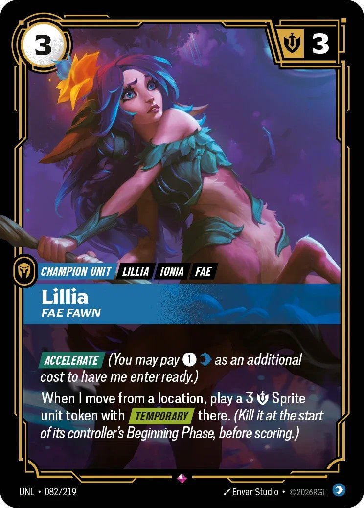 dunctcg's tweet photo. Genuinely one of my favourite, from a pure humour perspective, combos out of Unleashed so far. 

Lillia leaving a battlefield and pooping sprites to fight for her. https://t.co/ya04X6yfEM