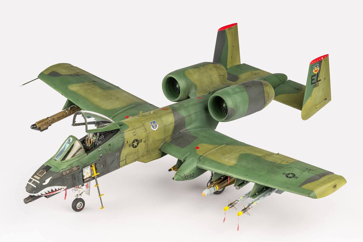 ModelingDutchmn's tweet photo. Great Wall Hobby scale 1/48 A-10A by Davide Cassanello in European One livery. The best fit for a Hog in my opinion. https://t.co/DiBL8eFEuJ