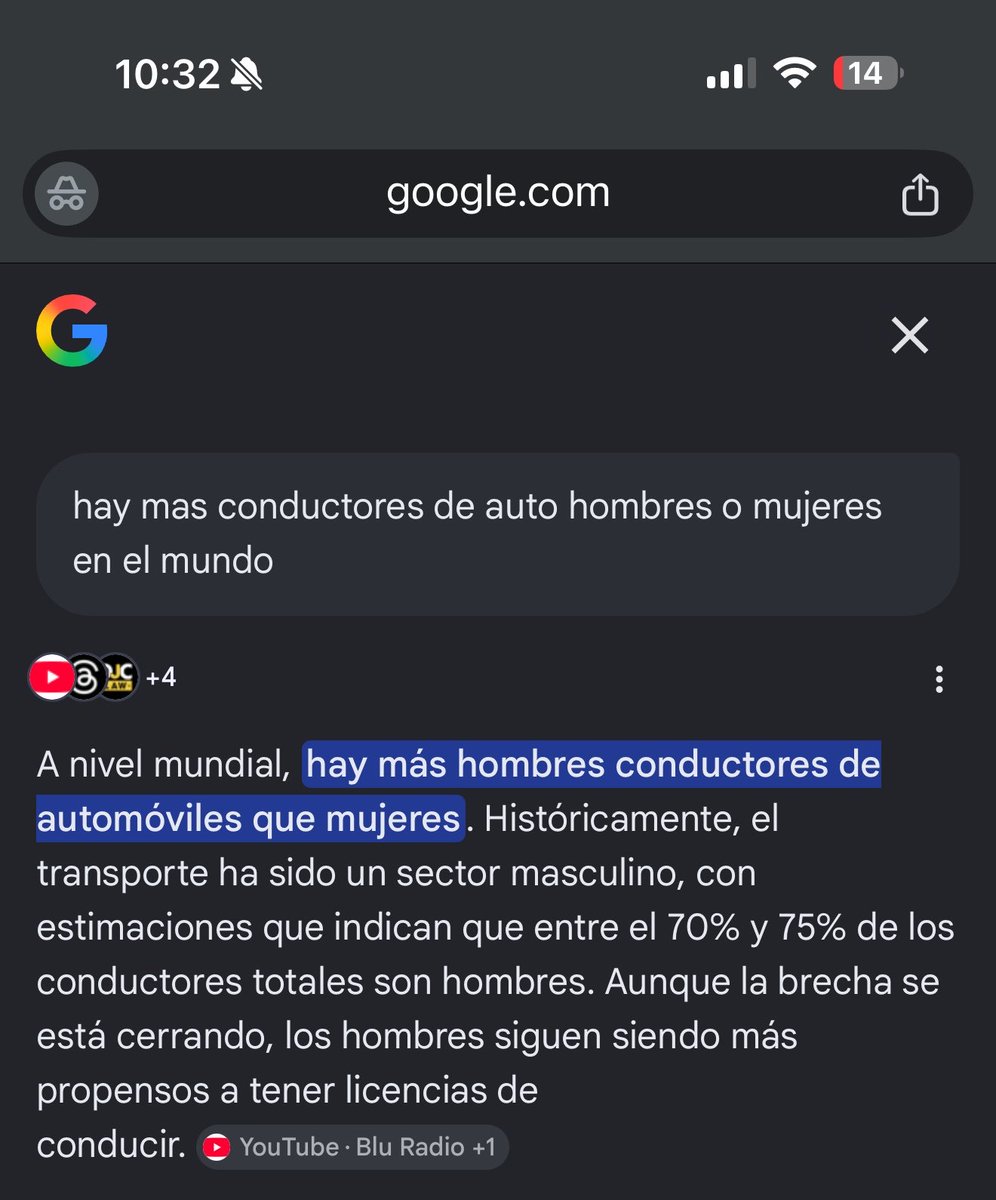 Pipa15crypto's tweet photo. @PisoBCNSants @Anxiousvids No es una cuestión ideológica, sino estadística. Los hombres representan una mayor población que conduce y además, suelen acumular más tiempo de exposición al volante, es metodológicamente esperable o normal que aparezcan con mayor frecuencia en las cifras de accidentes. https://t.co/rwSZSrslWV