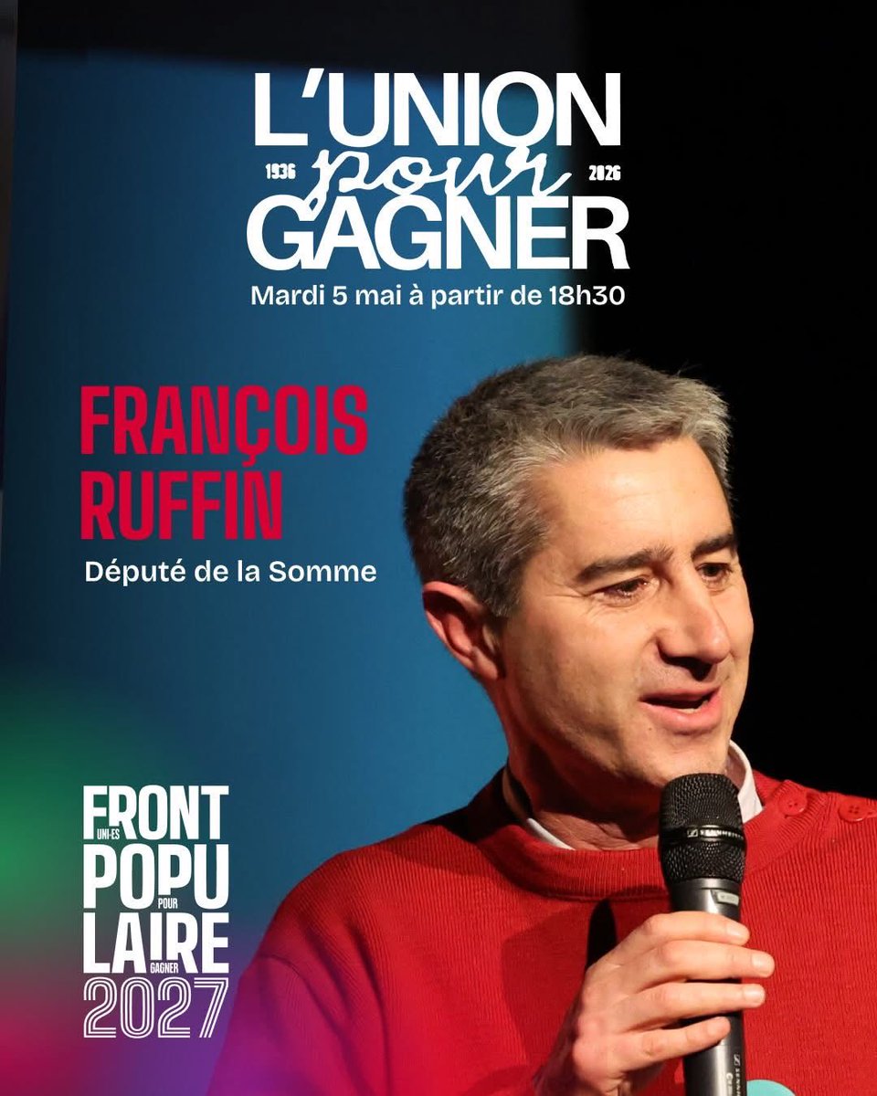 alexiscorbiere's tweet photo. C’est ce soir.. 
20h à la Bellevilloise à Paris (20e)

L’union pour gagner https://t.co/hUwfuUaTNa