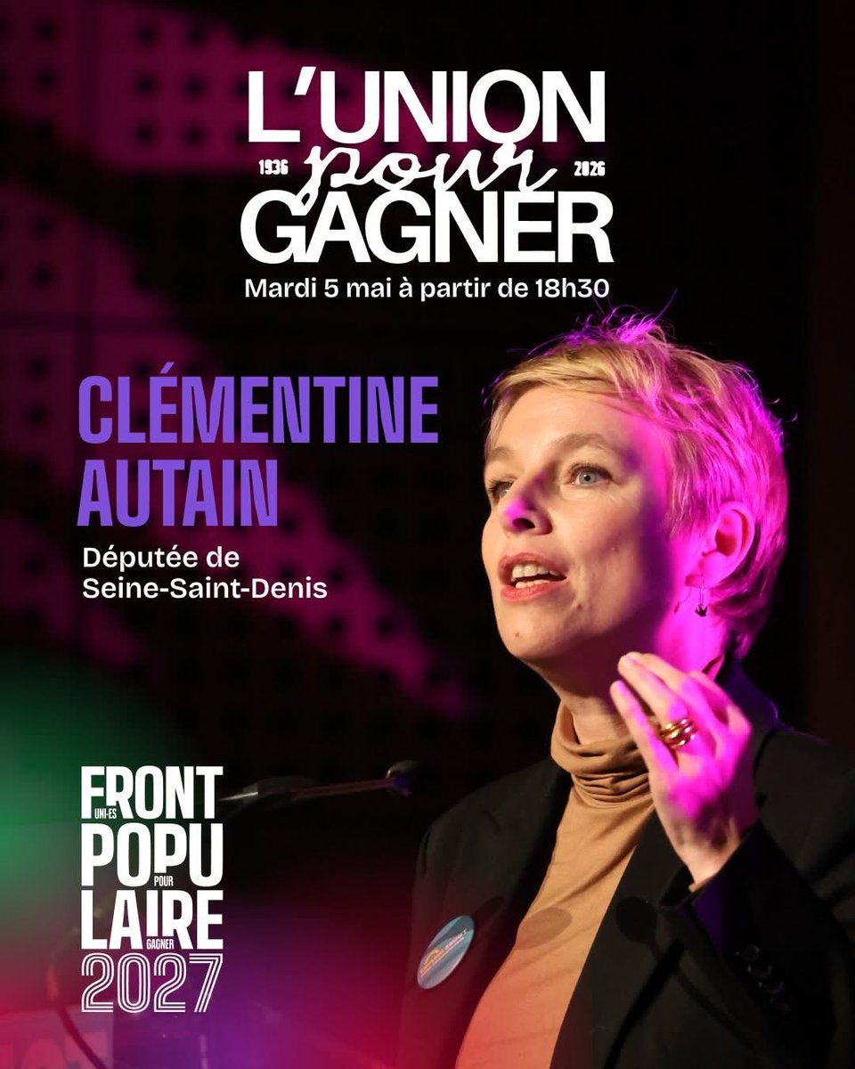 alexiscorbiere's tweet photo. C’est ce soir.. 
20h à la Bellevilloise à Paris (20e)

L’union pour gagner https://t.co/hUwfuUaTNa
