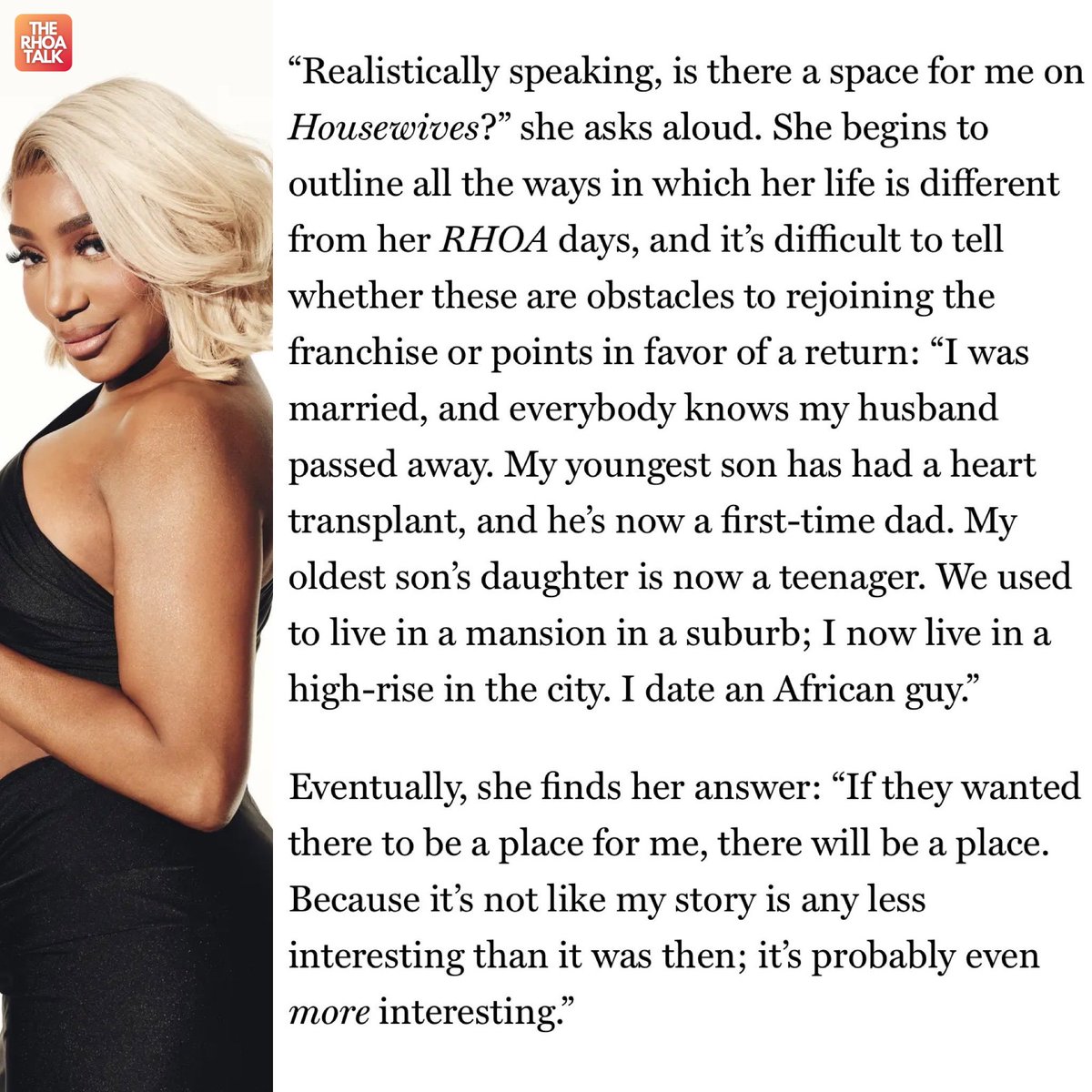 The RHOA Talk tweet media