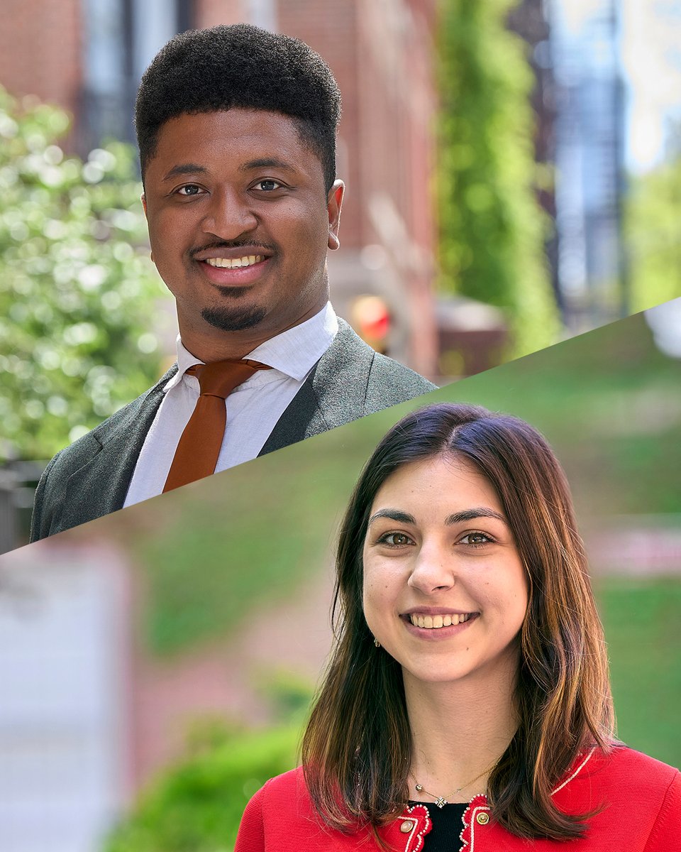 nyulaw's tweet photo. Kahaari Shakoor Kenyatta ’26 and Aila Ansheles LLM ’26 will deliver student Convocation addresses at Convocation, May 19. Kenyatta will address the JD graduates and Ansheles will speak for the graduate classes 🎓 Learn more about this year's student speakers: https://t.co/GPc4LIOonG