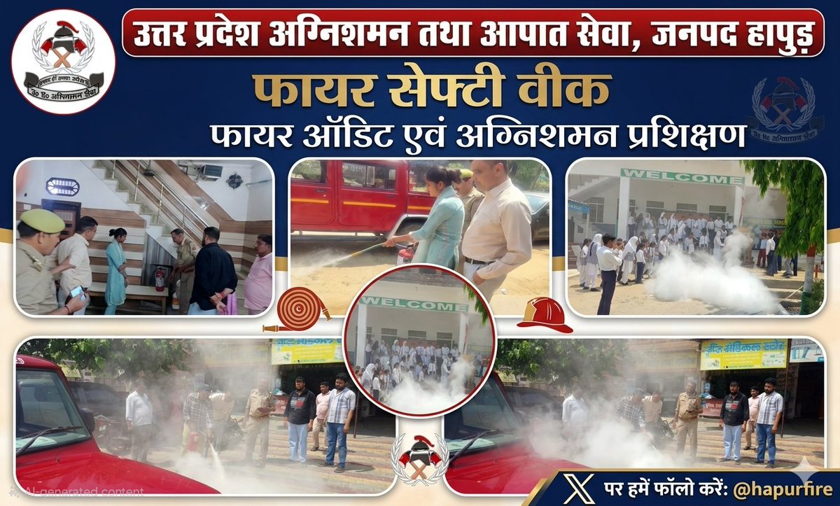 Hapur Fire & Emergency Services tweet media